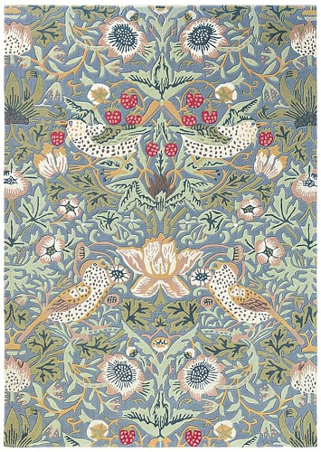 Tapis Strawberry Thief 027718 Ardoise