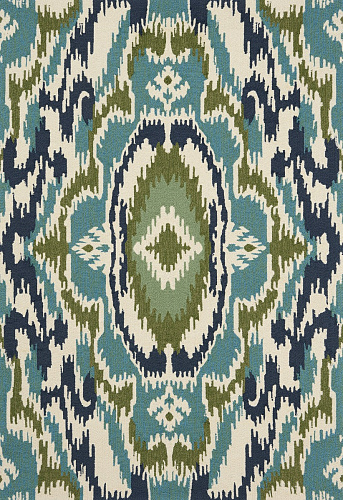 Tapis d’extérieur Ixora Émeraude / Palmier / Chartreuse