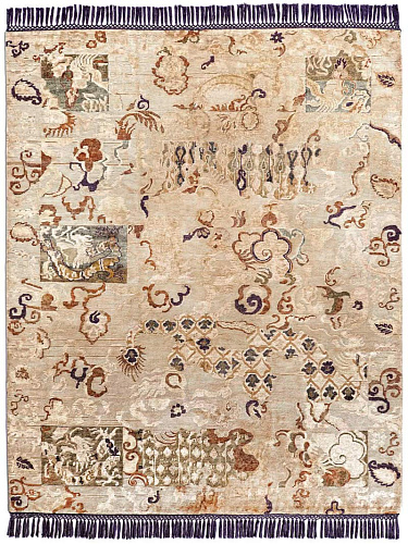 Tapis noué main de luxe Dragon