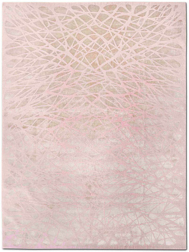 Tapis noué main de luxe Dresden Rose