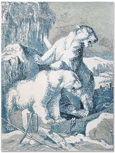 Tapis tissé main Ours Polaire