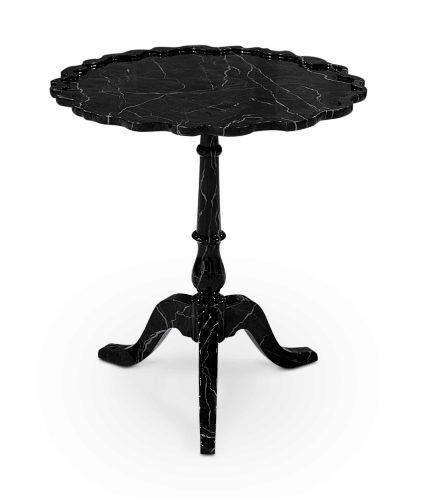Table d'Appoint Finition Marbre Aegis