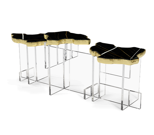 Table d’Appoint XL Obsidienne Nero