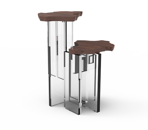 Table d'Appoint Monet Pau Santo