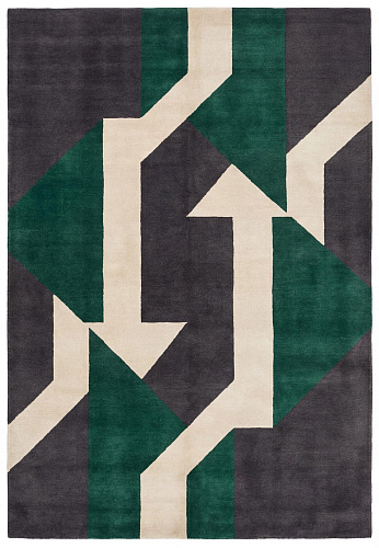 Tapis artisanal Interlocking Paths