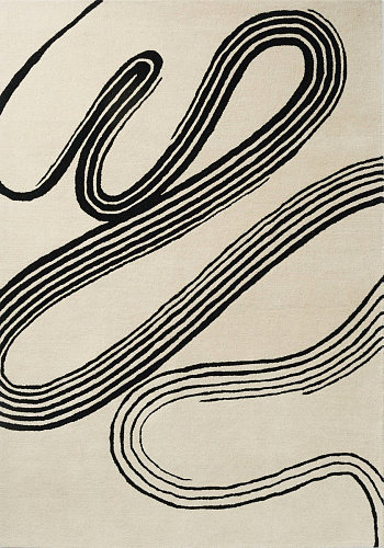 Tapis tufté main Decor Flow Sable Doux