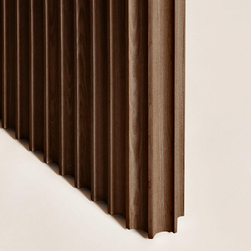 Table Basalto en Frêne Marron