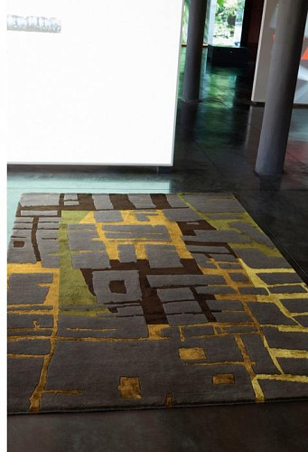 Tapis noué main laine & viscose Diana