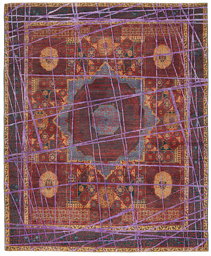 Tapis Mamluk Columbus Enveloppé Violet