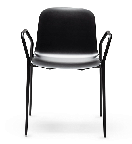 Chaise Dogo P Noire (Lot de 2)
