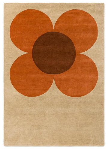 Flower Placement Pumpkin / Ecru Tapis