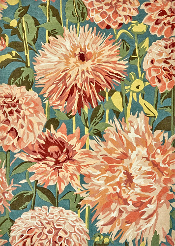 Tapis Dahlia Corail / Nature