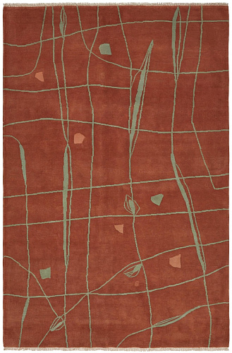 Tapis fait main Brick Network