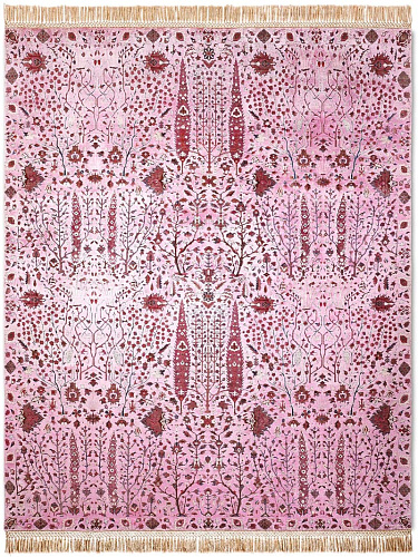 Tapis de luxe Jardin de Pins Rose