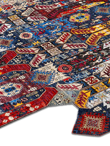 Tapis fait main de luxe Multiforme