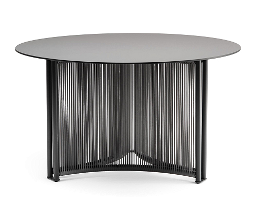 Table de Jardin Ronde Grise Altana T-RO