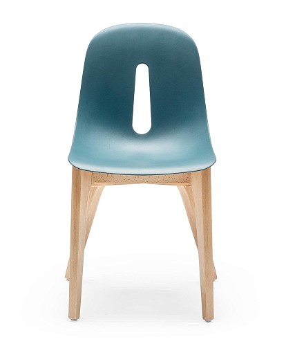 Chaise Gotham W Bleue