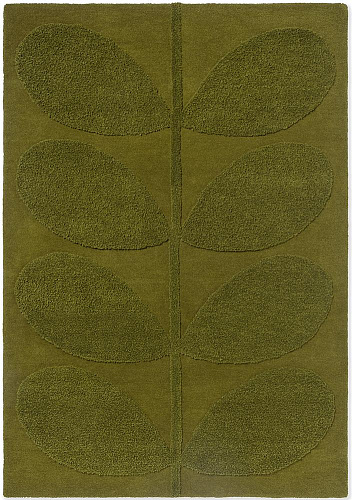 Tapis design en laine Solid Stem Fern 158307