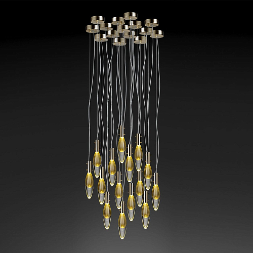 Suspension Murano Gouttes 15 Lumières