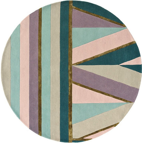 Tapis Rond Sahara Rose 56102
