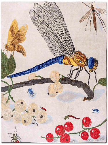 Tapis tissé main Libellule