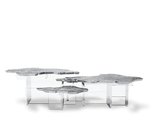 Table Basse Aurora Argent