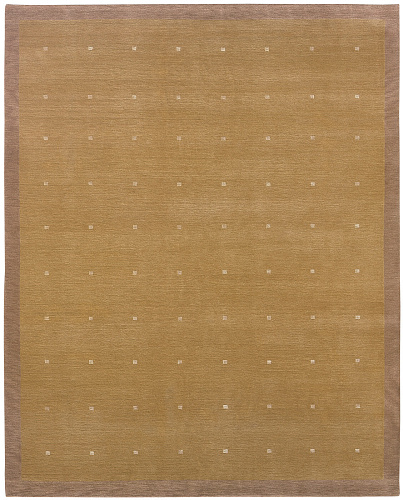 Tapis Bordure Symbole Beige