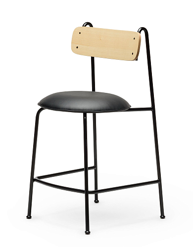 Chaise de Bar Lena SG-65 Frêne Noir