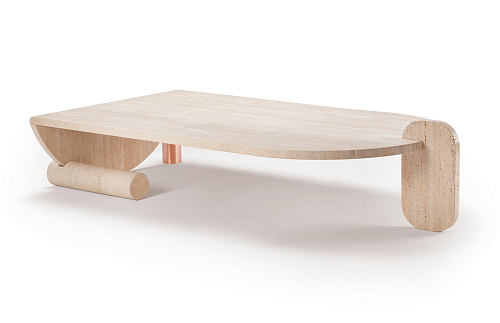 Table basse en travertin Playing Games