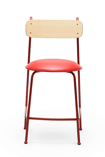 Chaise de Bar Lena SG-65 Frêne Rouge
