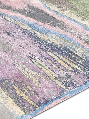 Tapis fait main de luxe Multicolore