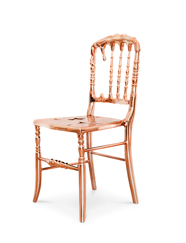 Chaise d’Accent Cuivrée Empyrean