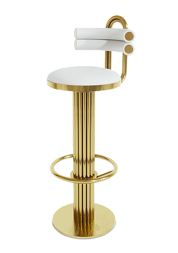 Tabouret de Bar Kelly Demi-Lune