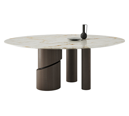 Table de salle à manger ronde Goemon
