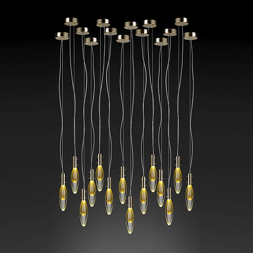 Suspension Murano Gouttes 14 Lumières