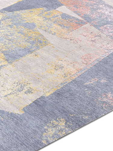 Tapis tissé main Soleil Pastel