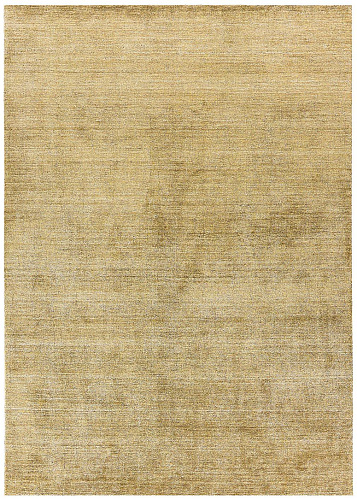 Tapis en Soie de Bambou Doré