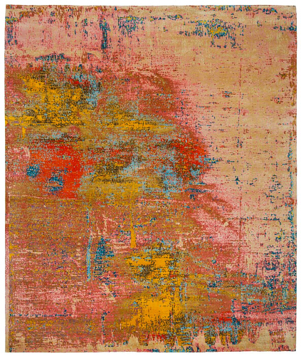 Tapis Artwork 22 Multicolore Rose