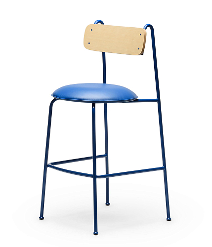 Chaise de Bar Lena SG-75 Frêne Bleu