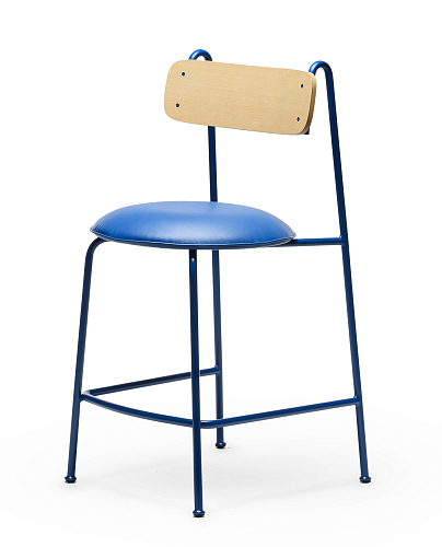 Chaise de Bar Lena SG-65 Frêne Bleu