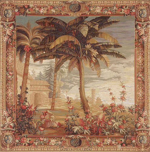 Tapisserie Récolte d’Ananas – Paysage Exotique