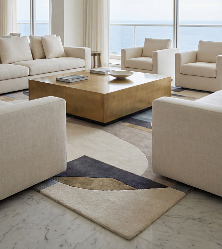 Tapis fait main Crossed Forms