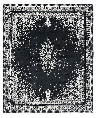 Tapis Ferrara Spécial Rocked Noir et Blanc