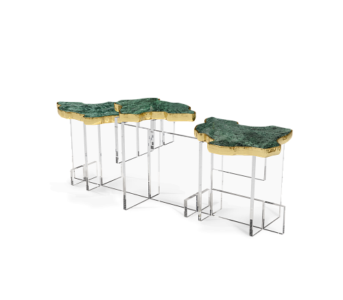 Table Basse Artisanale Pierre Guatemala