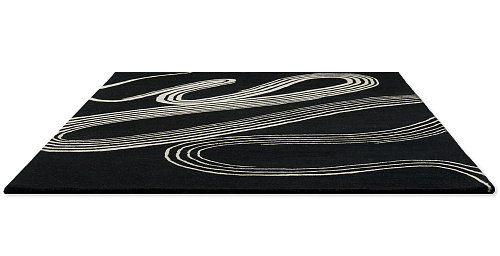 Tapis tufté main Decor Flow Caviar