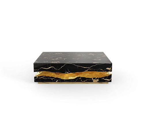 Table Basse Quarry Marbre Portoro