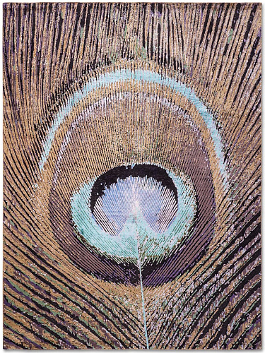 Tapis de luxe fait main Plumes