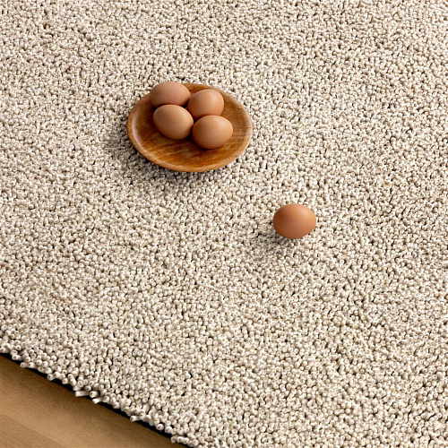 Tapis en laine feutrée Origin Bas Montagne Brun