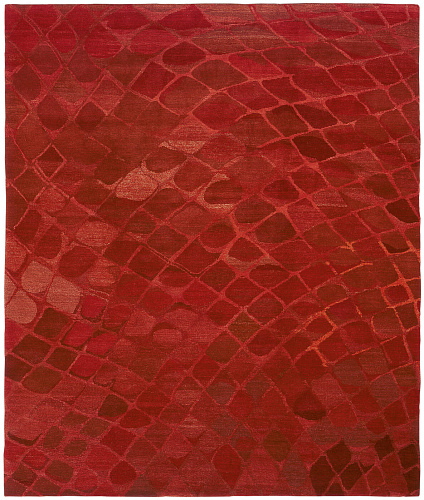 Tapis Snake Rouge