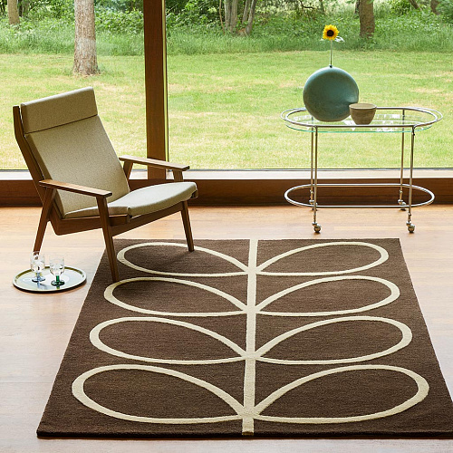 Giant Linear Stem Walnut Tapis
